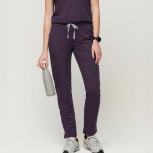 FIGS Purple Shadow Yola Skinny Scrub Pants XXS